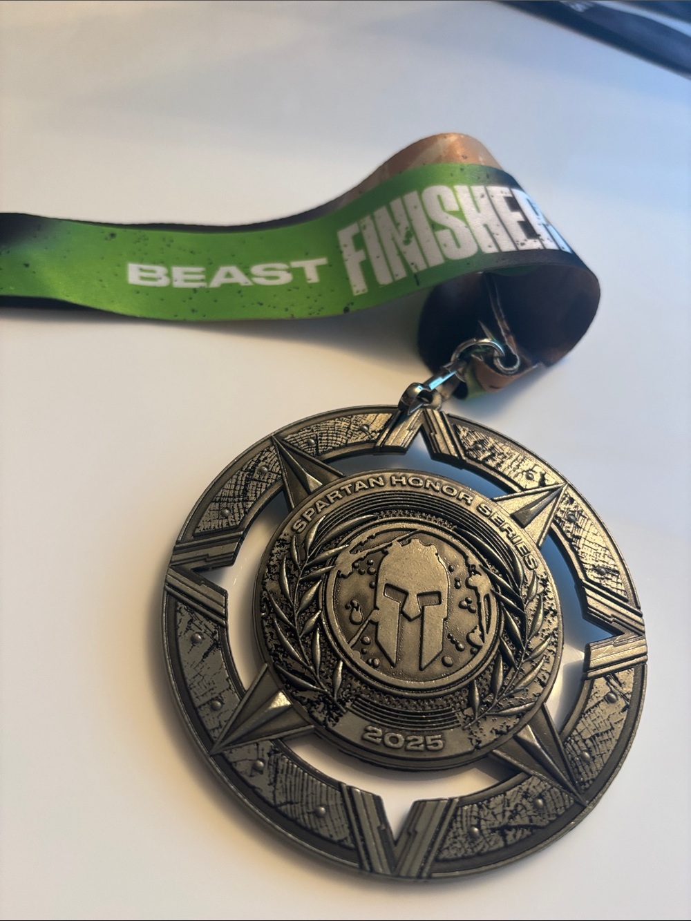 Spartan Honor Series Beast Finisher Medal 2025